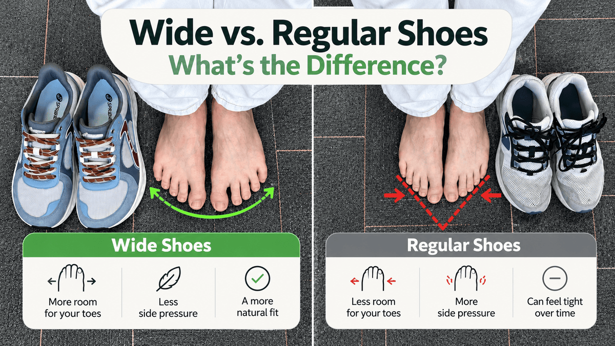 Wide vs. Regular Shoes: What's the Difference?